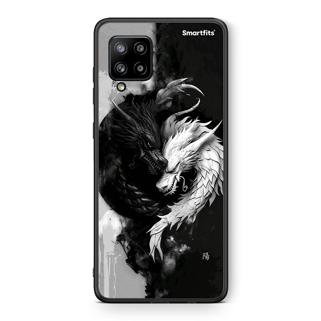 Θήκη Samsung Galaxy A42 Yin Yang από τη Smartfits με σχέδιο στο πίσω μέρος και μαύρο περίβλημα | Samsung Galaxy A42 Yin Yang case with colorful back and black bezels