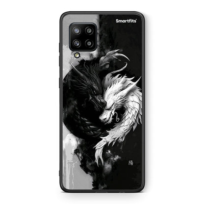 Θήκη Samsung Galaxy A42 Yin Yang από τη Smartfits με σχέδιο στο πίσω μέρος και μαύρο περίβλημα | Samsung Galaxy A42 Yin Yang case with colorful back and black bezels