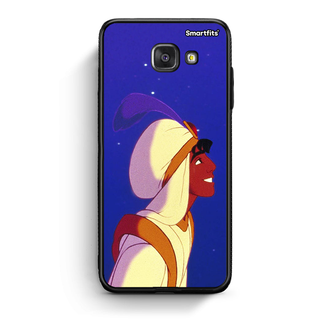 Samsung A5 2017 Alladin And Jasmine Love 1 θήκη από τη Smartfits με σχέδιο στο πίσω μέρος και μαύρο περίβλημα | Smartphone case with colorful back and black bezels by Smartfits