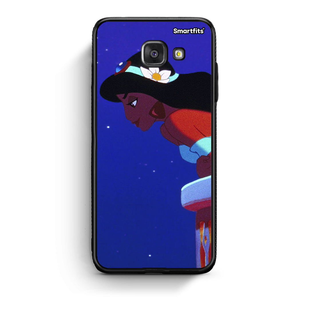 Samsung A5 2017 Alladin And Jasmine Love 2 θήκη από τη Smartfits με σχέδιο στο πίσω μέρος και μαύρο περίβλημα | Smartphone case with colorful back and black bezels by Smartfits