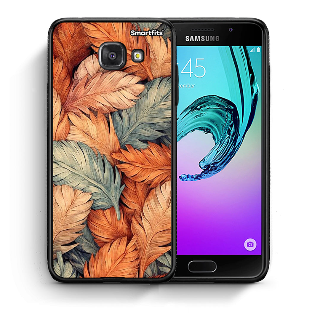 Θήκη Samsung A5 2017 Autumn Leaves από τη Smartfits με σχέδιο στο πίσω μέρος και μαύρο περίβλημα | Samsung A5 2017 Autumn Leaves case with colorful back and black bezels