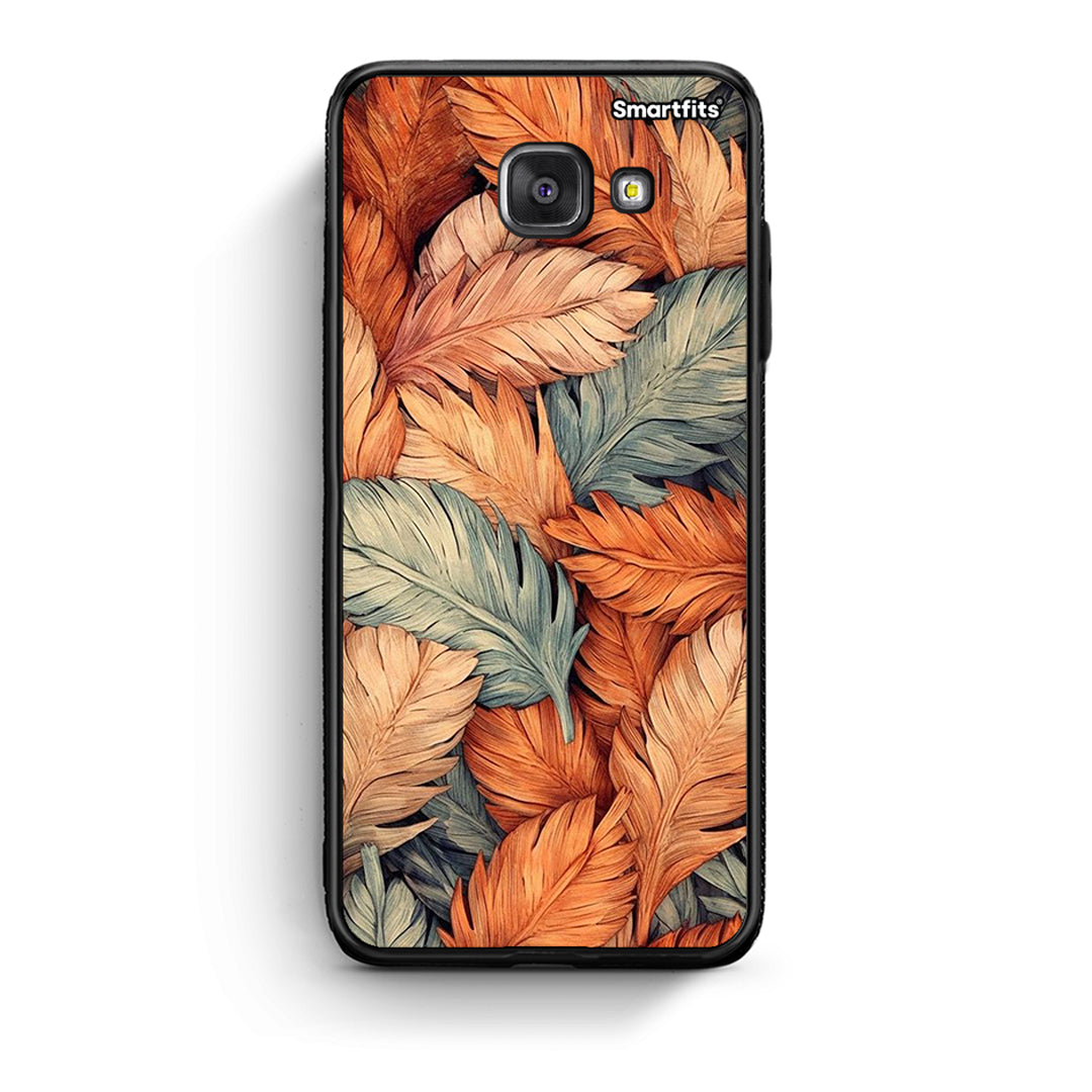 Samsung A5 2017 Autumn Leaves θήκη από τη Smartfits με σχέδιο στο πίσω μέρος και μαύρο περίβλημα | Smartphone case with colorful back and black bezels by Smartfits