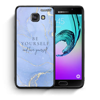 Thumbnail for Θήκη Samsung A5 2017 Be Yourself από τη Smartfits με σχέδιο στο πίσω μέρος και μαύρο περίβλημα | Samsung A5 2017 Be Yourself case with colorful back and black bezels