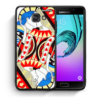 Thumbnail for Θήκη Samsung A5 2017 Card Love από τη Smartfits με σχέδιο στο πίσω μέρος και μαύρο περίβλημα | Samsung A5 2017 Card Love case with colorful back and black bezels
