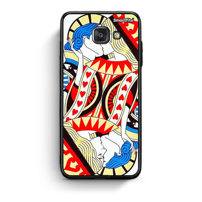 Samsung A5 2017 Card Love θήκη από τη Smartfits με σχέδιο στο πίσω μέρος και μαύρο περίβλημα | Smartphone case with colorful back and black bezels by Smartfits