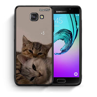 Thumbnail for Θήκη Samsung A5 2017 Cats In Love από τη Smartfits με σχέδιο στο πίσω μέρος και μαύρο περίβλημα | Samsung A5 2017 Cats In Love case with colorful back and black bezels