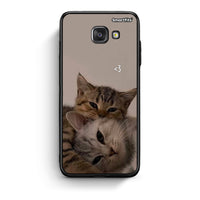 Thumbnail for Samsung A5 2017 Cats In Love θήκη από τη Smartfits με σχέδιο στο πίσω μέρος και μαύρο περίβλημα | Smartphone case with colorful back and black bezels by Smartfits