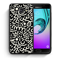 Thumbnail for Θήκη Samsung A5 2017 Doodle Art από τη Smartfits με σχέδιο στο πίσω μέρος και μαύρο περίβλημα | Samsung A5 2017 Doodle Art case with colorful back and black bezels