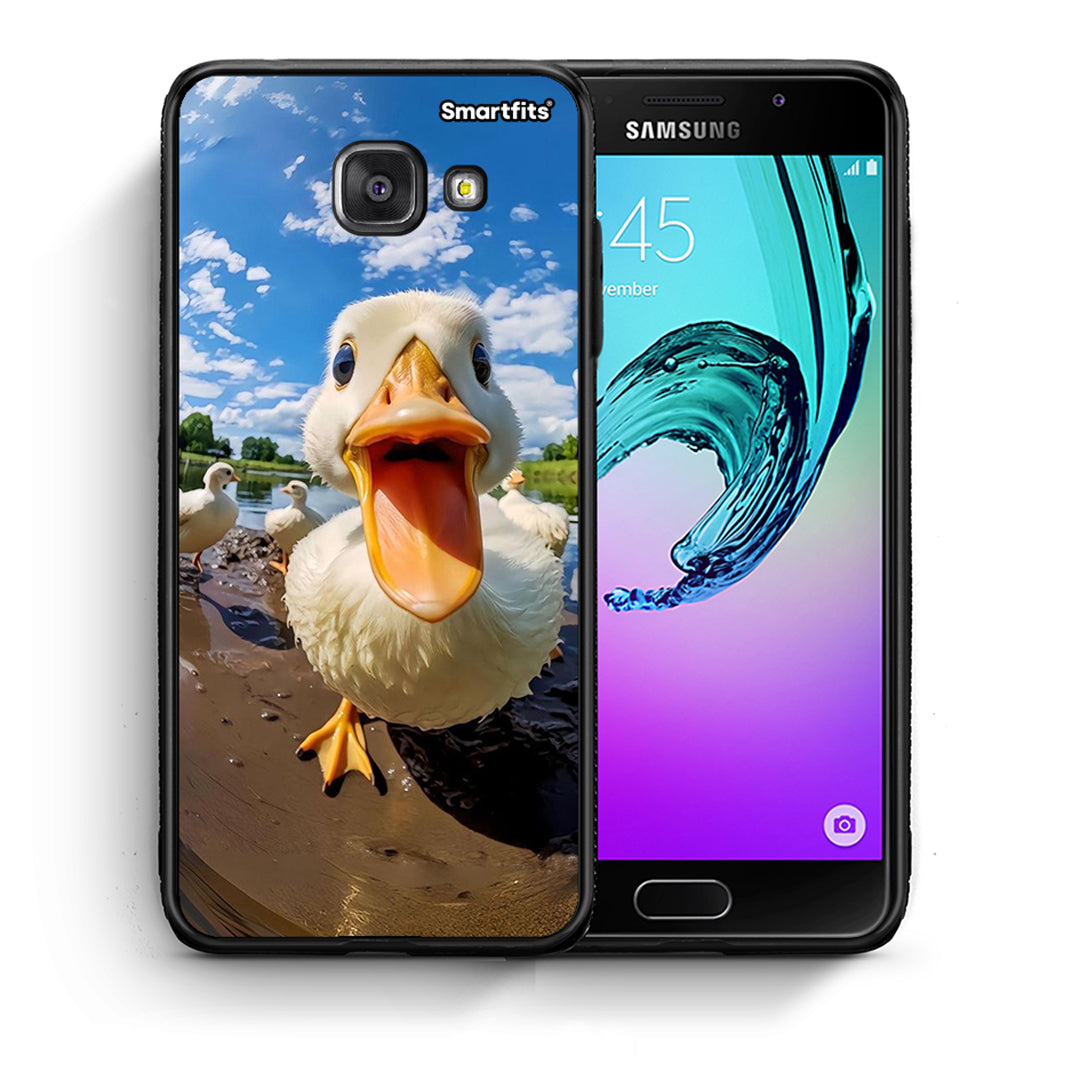 Θήκη Samsung A5 2017 Duck Face από τη Smartfits με σχέδιο στο πίσω μέρος και μαύρο περίβλημα | Samsung A5 2017 Duck Face case with colorful back and black bezels