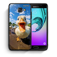 Thumbnail for Θήκη Samsung A5 2017 Duck Face από τη Smartfits με σχέδιο στο πίσω μέρος και μαύρο περίβλημα | Samsung A5 2017 Duck Face case with colorful back and black bezels
