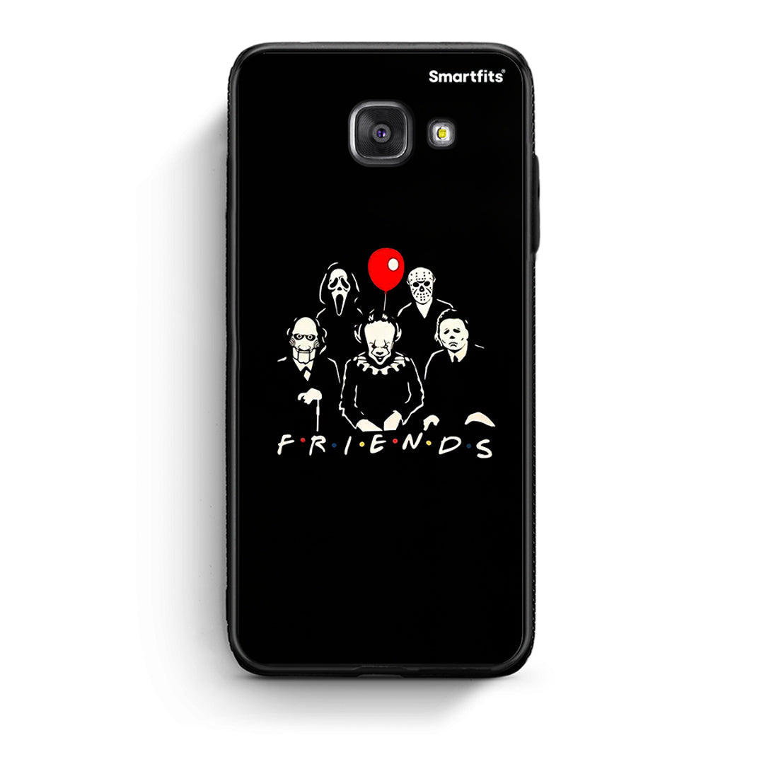 Samsung A5 2017 Halloween Friends θήκη από τη Smartfits με σχέδιο στο πίσω μέρος και μαύρο περίβλημα | Smartphone case with colorful back and black bezels by Smartfits