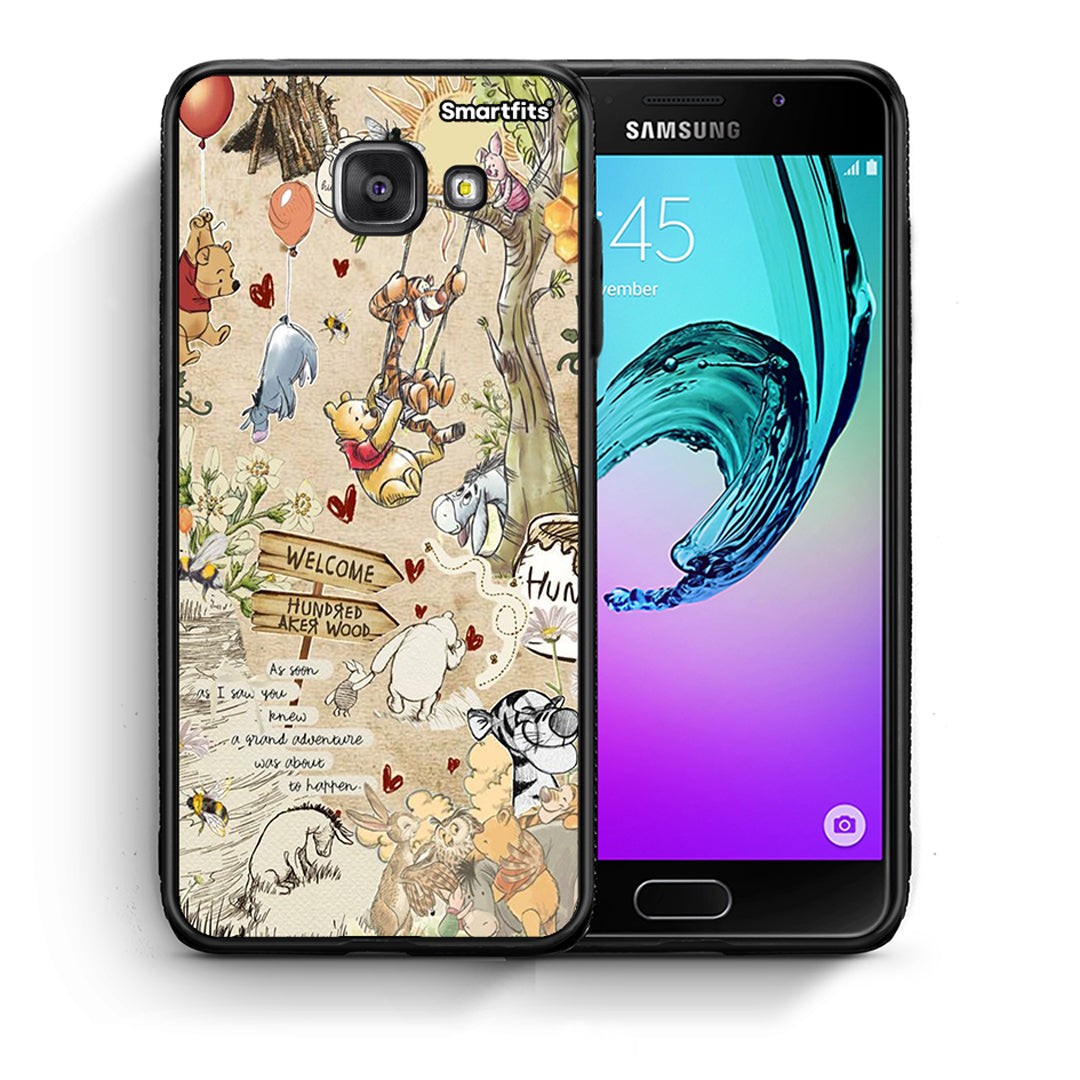 Θήκη Samsung A5 2017 Happy Friends από τη Smartfits με σχέδιο στο πίσω μέρος και μαύρο περίβλημα | Samsung A5 2017 Happy Friends case with colorful back and black bezels