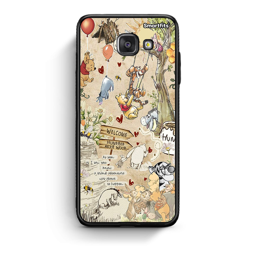 Samsung A5 2017 Happy Friends θήκη από τη Smartfits με σχέδιο στο πίσω μέρος και μαύρο περίβλημα | Smartphone case with colorful back and black bezels by Smartfits