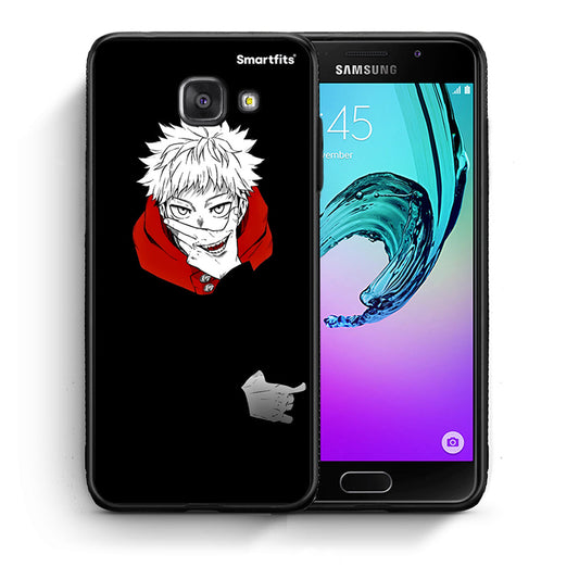 Θήκη Samsung A5 2017 Itadori Anime από τη Smartfits με σχέδιο στο πίσω μέρος και μαύρο περίβλημα | Samsung A5 2017 Itadori Anime case with colorful back and black bezels