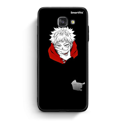 Samsung A5 2017 Itadori Anime θήκη από τη Smartfits με σχέδιο στο πίσω μέρος και μαύρο περίβλημα | Smartphone case with colorful back and black bezels by Smartfits