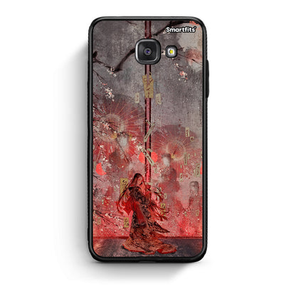 Samsung A5 2017 Nezuko Kamado θήκη από τη Smartfits με σχέδιο στο πίσω μέρος και μαύρο περίβλημα | Smartphone case with colorful back and black bezels by Smartfits