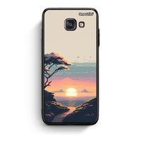 Thumbnail for Samsung A5 2017 Pixel Sunset θήκη από τη Smartfits με σχέδιο στο πίσω μέρος και μαύρο περίβλημα | Smartphone case with colorful back and black bezels by Smartfits