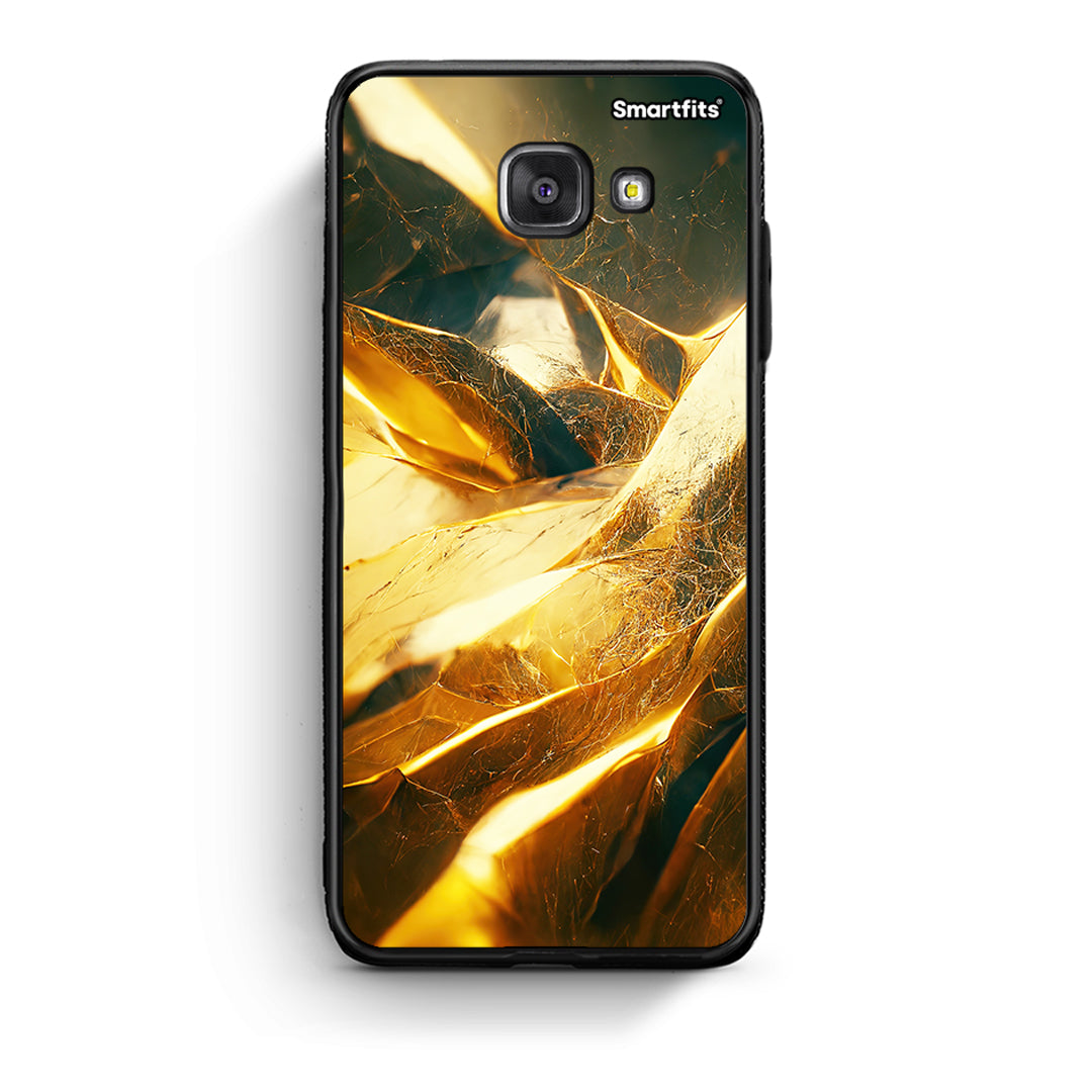Samsung A5 2017 Real Gold θήκη από τη Smartfits με σχέδιο στο πίσω μέρος και μαύρο περίβλημα | Smartphone case with colorful back and black bezels by Smartfits
