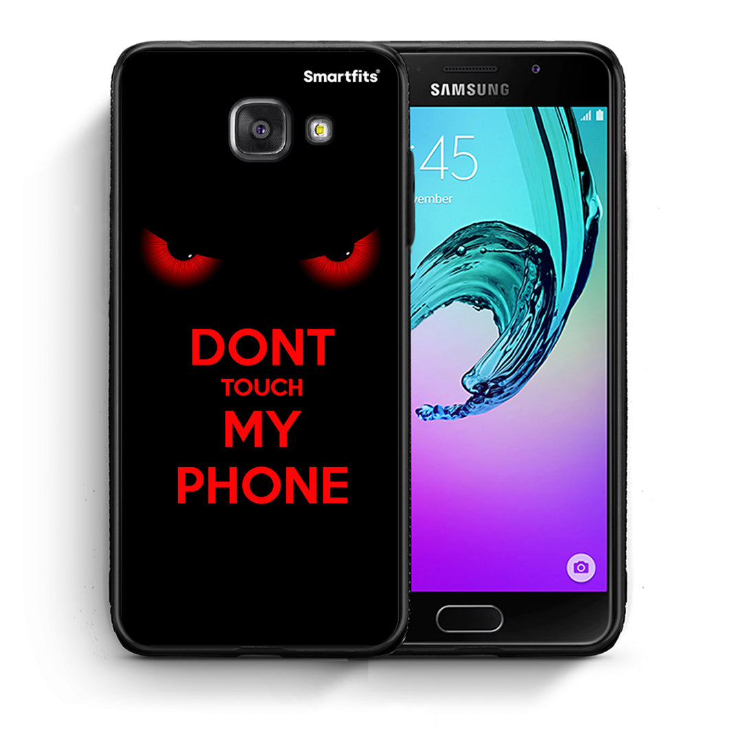 Θήκη Samsung A5 2017 Touch My Phone από τη Smartfits με σχέδιο στο πίσω μέρος και μαύρο περίβλημα | Samsung A5 2017 Touch My Phone case with colorful back and black bezels