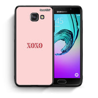 Thumbnail for Θήκη Samsung A5 2017 XOXO Love από τη Smartfits με σχέδιο στο πίσω μέρος και μαύρο περίβλημα | Samsung A5 2017 XOXO Love case with colorful back and black bezels