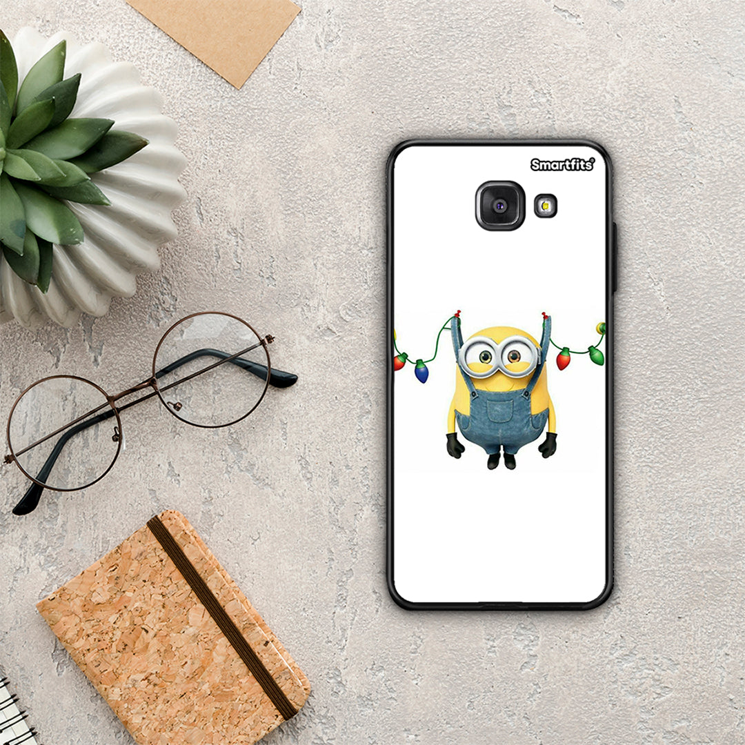 Xmas Minion Lights - Samsung Galaxy A5 2017 θήκη