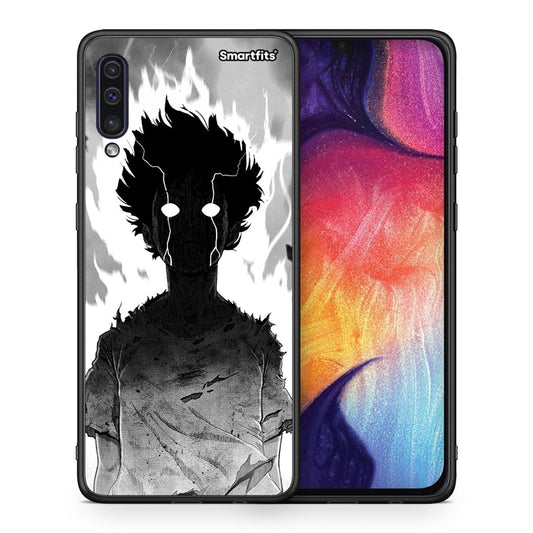 Θήκη Samsung A50 / A30s Anime Boy από τη Smartfits με σχέδιο στο πίσω μέρος και μαύρο περίβλημα | Samsung A50 / A30s Anime Boy case with colorful back and black bezels