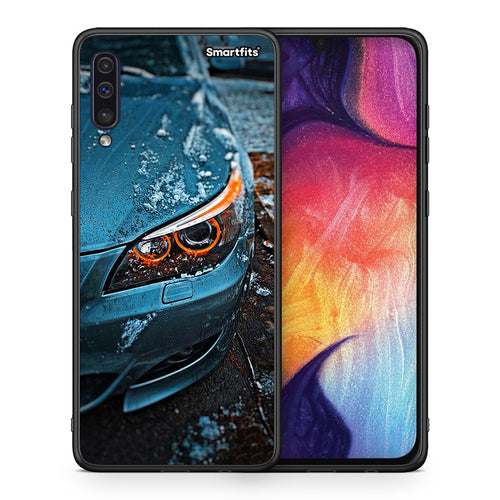 Θήκη Samsung A50 / A30s Bmw E60 από τη Smartfits με σχέδιο στο πίσω μέρος και μαύρο περίβλημα | Samsung A50 / A30s Bmw E60 case with colorful back and black bezels
