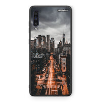 Thumbnail for samsung a50 City Lights θήκη από τη Smartfits με σχέδιο στο πίσω μέρος και μαύρο περίβλημα | Smartphone case with colorful back and black bezels by Smartfits