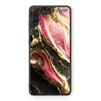 Thumbnail for samsung a50 Glamorous Pink Marble θήκη από τη Smartfits με σχέδιο στο πίσω μέρος και μαύρο περίβλημα | Smartphone case with colorful back and black bezels by Smartfits