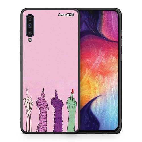 Θήκη Samsung A50 / A30s Halloween Be A Lady από τη Smartfits με σχέδιο στο πίσω μέρος και μαύρο περίβλημα | Samsung A50 / A30s Halloween Be A Lady case with colorful back and black bezels
