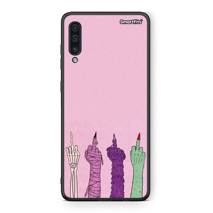 samsung a50 Halloween Be A Lady Θήκη από τη Smartfits με σχέδιο στο πίσω μέρος και μαύρο περίβλημα | Smartphone case with colorful back and black bezels by Smartfits