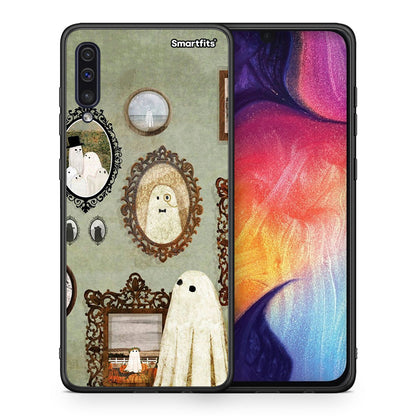 Θήκη Samsung A50 / A30s Halloween Ghost Season από τη Smartfits με σχέδιο στο πίσω μέρος και μαύρο περίβλημα | Samsung A50 / A30s Halloween Ghost Season case with colorful back and black bezels