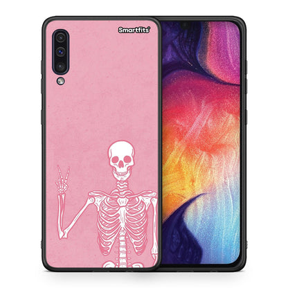 Θήκη Samsung A50 / A30s Halloween Motivation από τη Smartfits με σχέδιο στο πίσω μέρος και μαύρο περίβλημα | Samsung A50 / A30s Halloween Motivation case with colorful back and black bezels