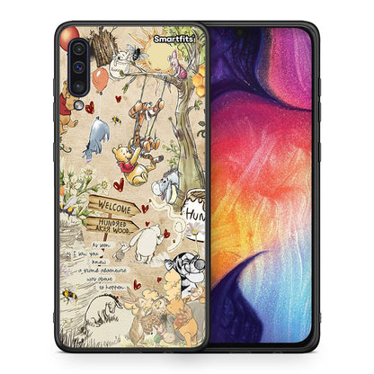 Θήκη Samsung A50/A30s Happy Friends από τη Smartfits με σχέδιο στο πίσω μέρος και μαύρο περίβλημα | Samsung A50/A30s Happy Friends case with colorful back and black bezels