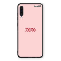 Thumbnail for samsung a50 XOXO Love θήκη από τη Smartfits με σχέδιο στο πίσω μέρος και μαύρο περίβλημα | Smartphone case with colorful back and black bezels by Smartfits