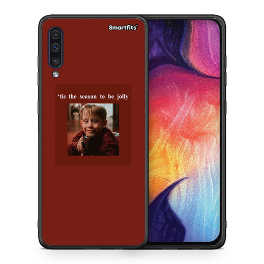 Θήκη Samsung A50/A30s Xmas Ultimate Spirit από τη Smartfits με σχέδιο στο πίσω μέρος και μαύρο περίβλημα | Samsung A50/A30s Xmas Ultimate Spirit case with colorful back and black bezels
