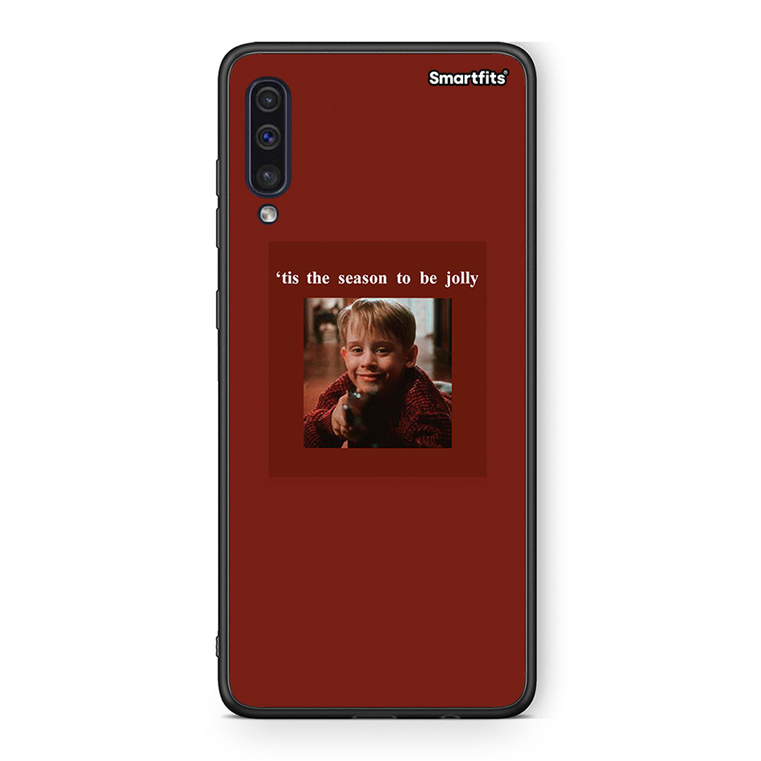 samsung a50 Xmas Ultimate Spirit θήκη από τη Smartfits με σχέδιο στο πίσω μέρος και μαύρο περίβλημα | Smartphone case with colorful back and black bezels by Smartfits