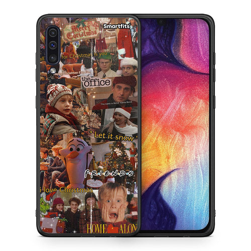 Θήκη Samsung A50/A30s Xmas Wishes από τη Smartfits με σχέδιο στο πίσω μέρος και μαύρο περίβλημα | Samsung A50/A30s Xmas Wishes case with colorful back and black bezels