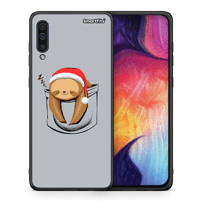 Θήκη Samsung A50/A30s Xmas Zzzz από τη Smartfits με σχέδιο στο πίσω μέρος και μαύρο περίβλημα | Samsung A50/A30s Xmas Zzzz case with colorful back and black bezels