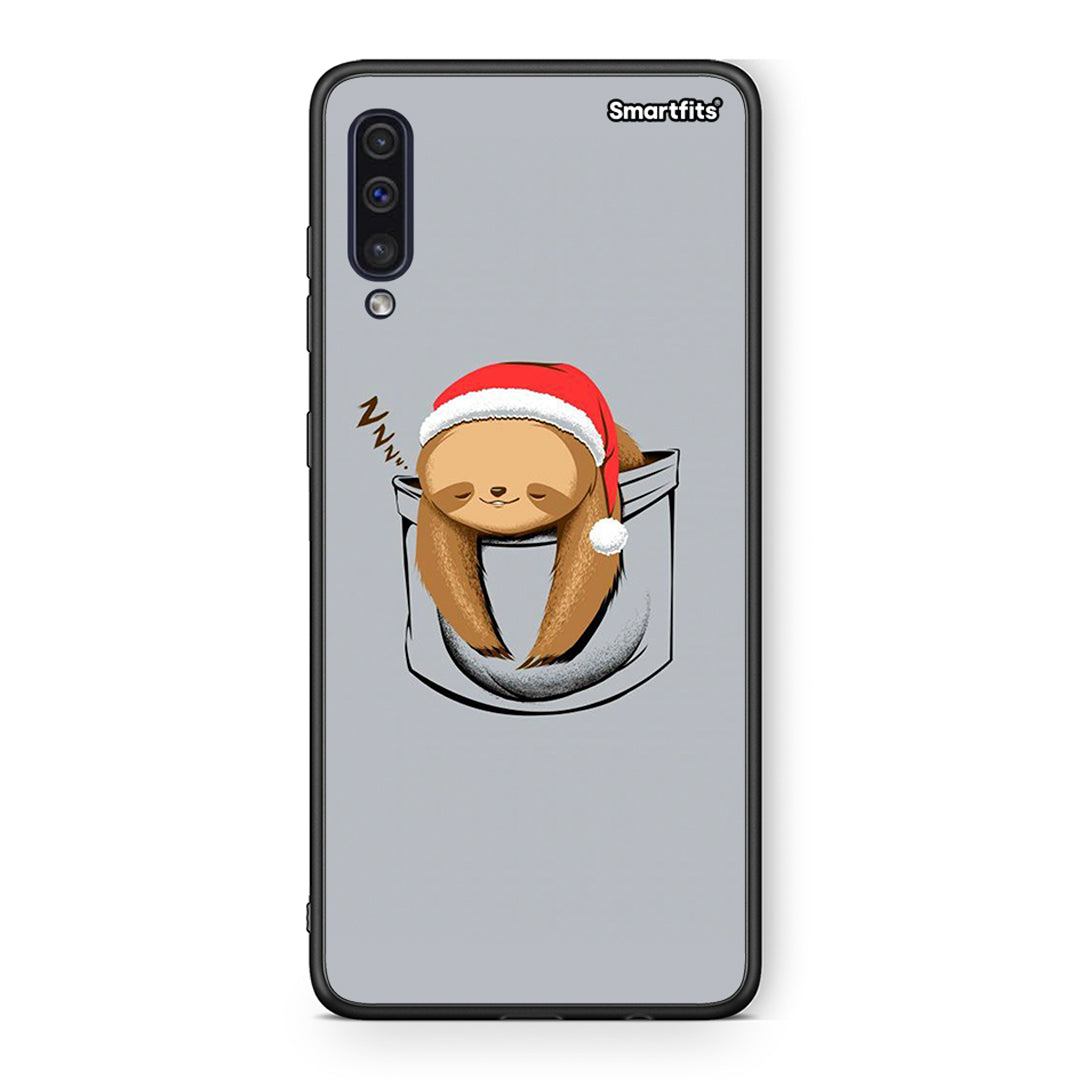 samsung a50 Xmas Zzzz θήκη από τη Smartfits με σχέδιο στο πίσω μέρος και μαύρο περίβλημα | Smartphone case with colorful back and black bezels by Smartfits