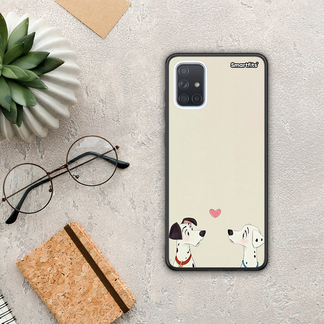Dalmatians Love - Samsung Galaxy A51 θήκη