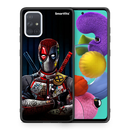 Θήκη Samsung A51 Funny Guy από τη Smartfits με σχέδιο στο πίσω μέρος και μαύρο περίβλημα | Samsung A51 Funny Guy case with colorful back and black bezels