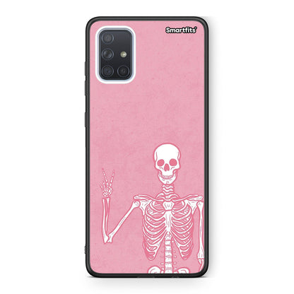 Samsung A71 Halloween Motivation Θήκη από τη Smartfits με σχέδιο στο πίσω μέρος και μαύρο περίβλημα | Smartphone case with colorful back and black bezels by Smartfits