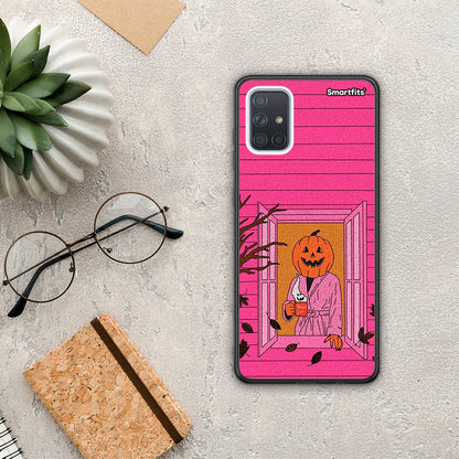 Halloween Pumpkin Lady - Samsung Galaxy A51 θήκη