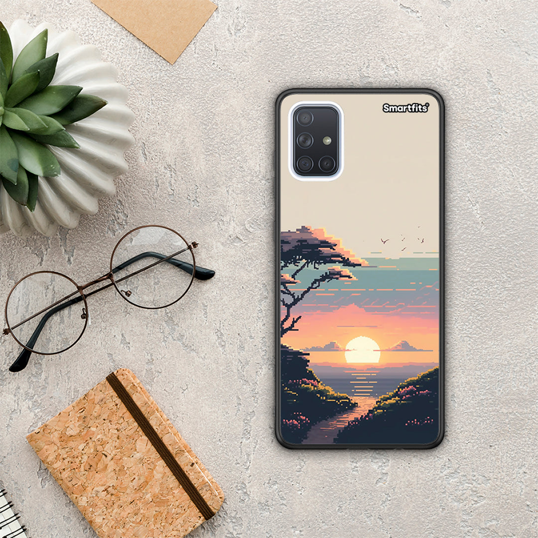Pixel Sunset - Samsung Galaxy A51 θήκη