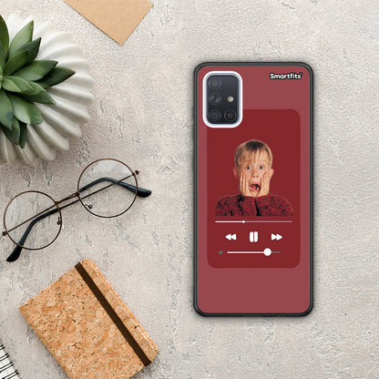 Xmas Alone Music - Samsung Galaxy A51 θήκη