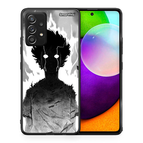 Θήκη Samsung Galaxy A52 Anime Boy από τη Smartfits με σχέδιο στο πίσω μέρος και μαύρο περίβλημα | Samsung Galaxy A52 Anime Boy case with colorful back and black bezels