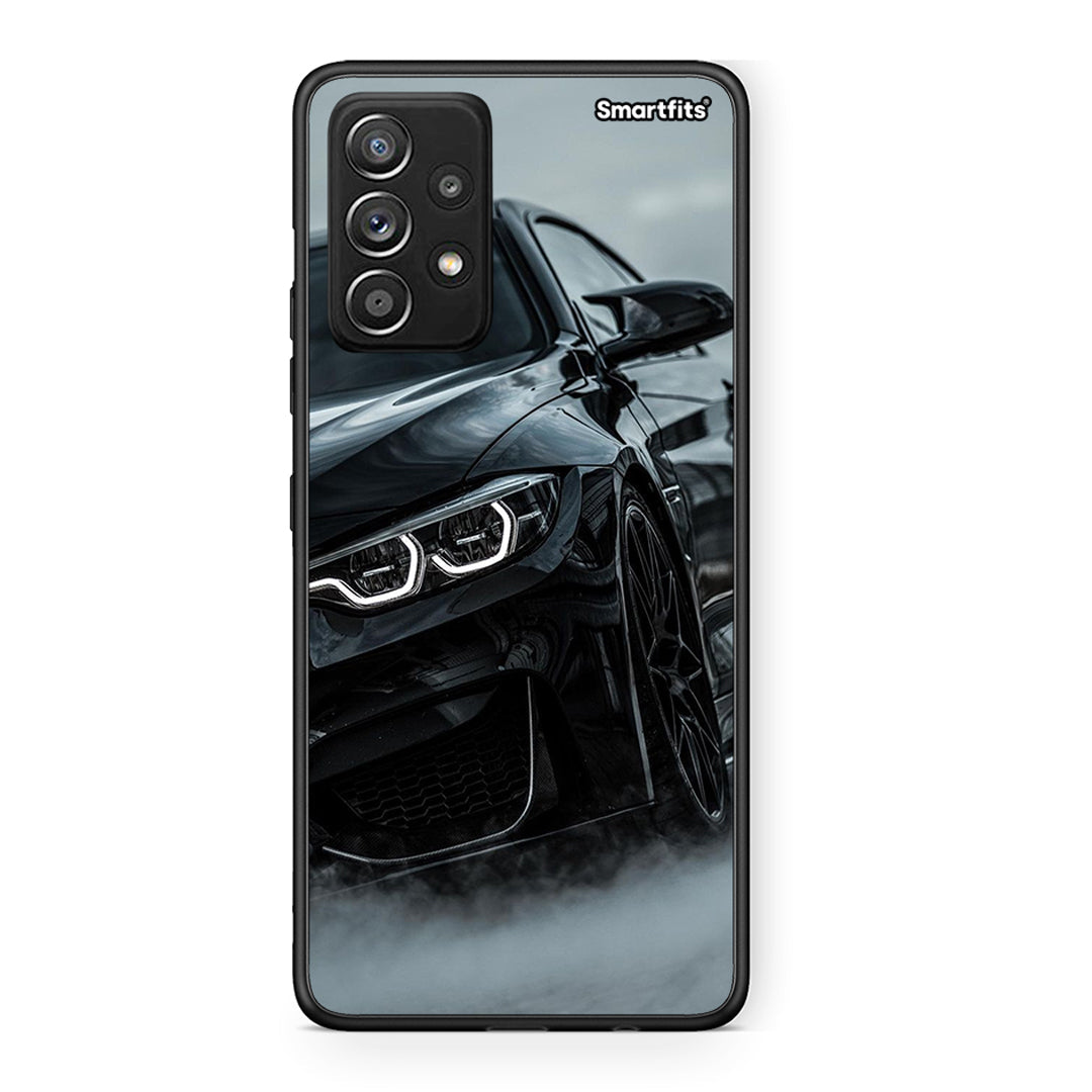 Samsung Galaxy A52 Black BMW θήκη από τη Smartfits με σχέδιο στο πίσω μέρος και μαύρο περίβλημα | Smartphone case with colorful back and black bezels by Smartfits