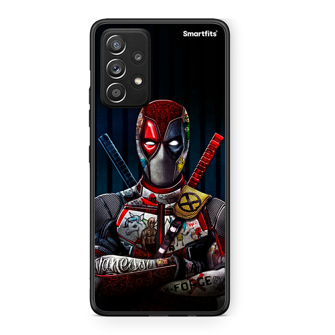 Samsung Galaxy A52 Funny Guy θήκη από τη Smartfits με σχέδιο στο πίσω μέρος και μαύρο περίβλημα | Smartphone case with colorful back and black bezels by Smartfits