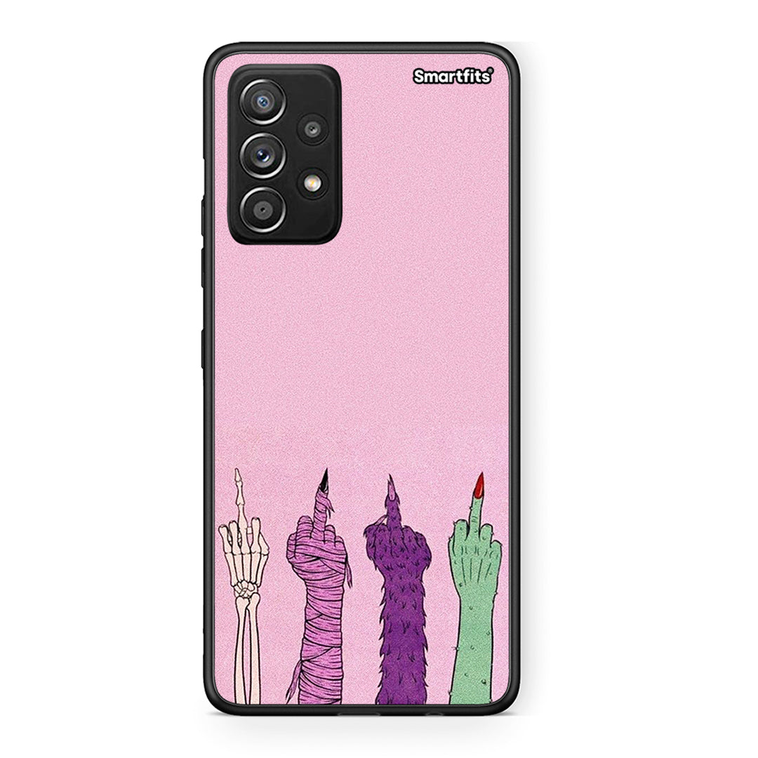 Samsung Galaxy A52 Halloween Be A Lady Θήκη από τη Smartfits με σχέδιο στο πίσω μέρος και μαύρο περίβλημα | Smartphone case with colorful back and black bezels by Smartfits